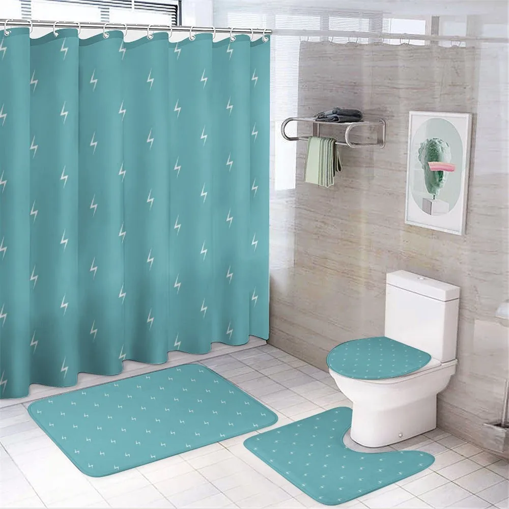 Simple Thunder Arrows — 4-Piece Bathroom Set preview