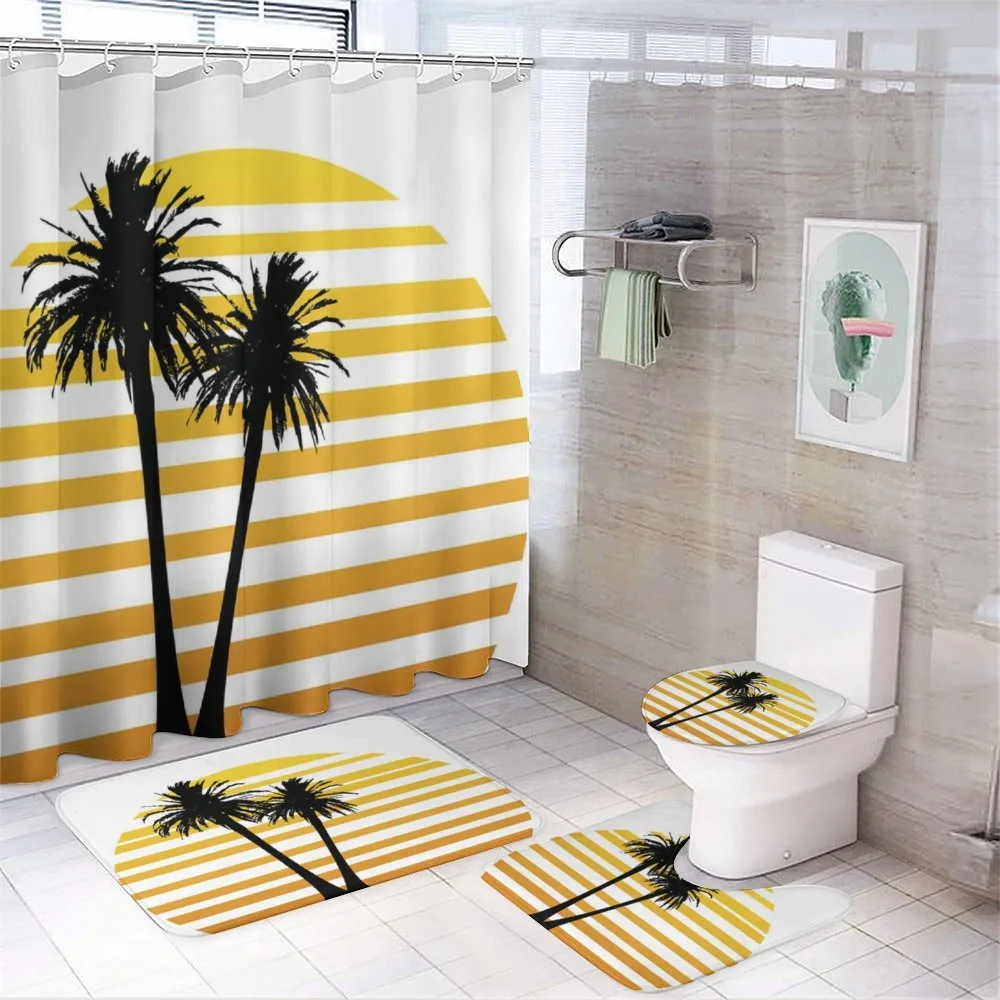 Summer Holiday Graphic — 4-Piece Bathroom Set preview