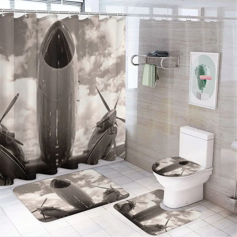 Turboprop Nose — 4-Piece Bathroom Set preview