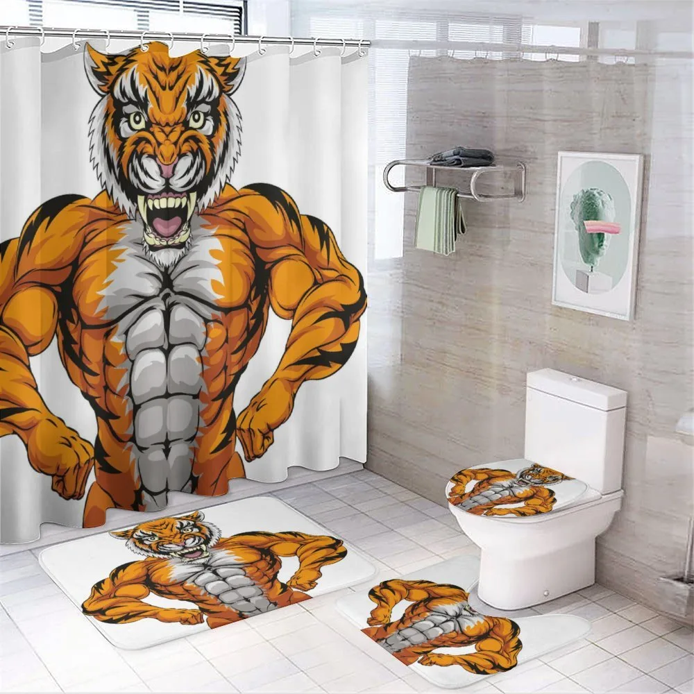 Wildlife Safari Tiger — 4-Piece Bathroom Set preview