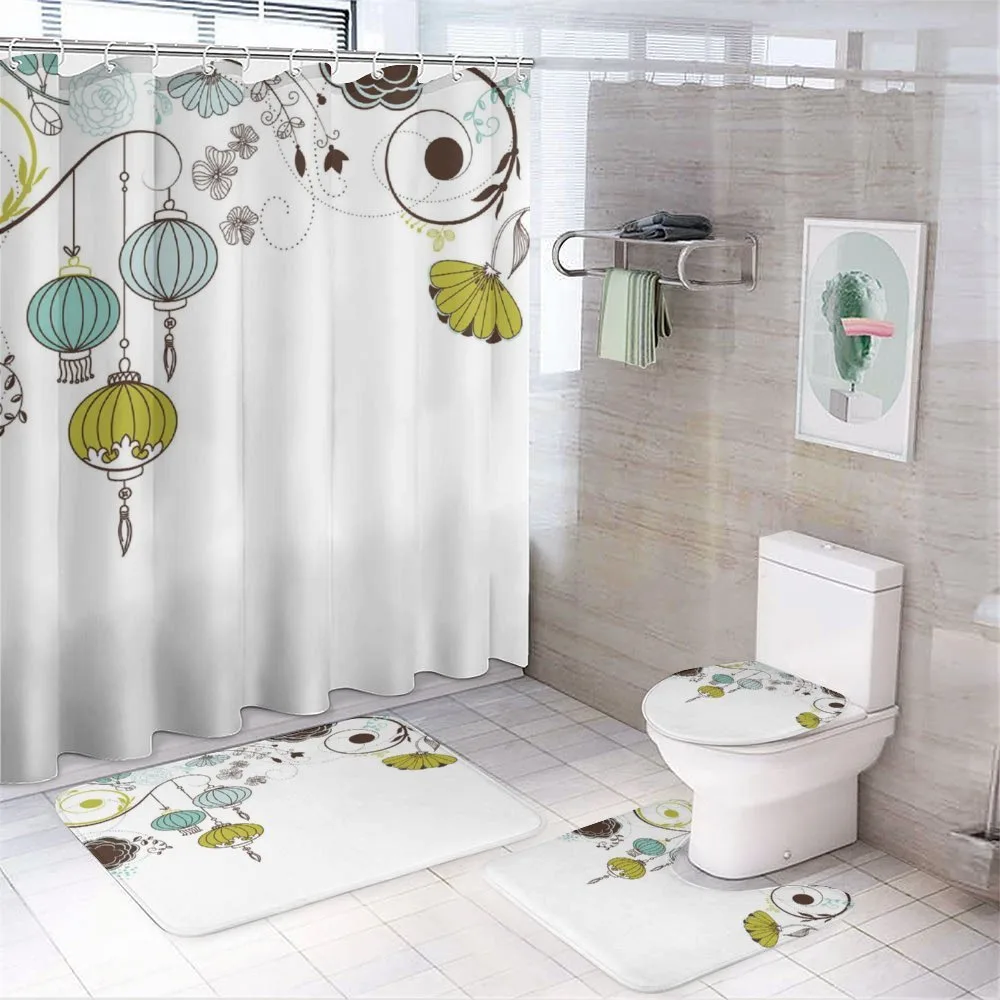 Abstract New Year China — 4-Piece Bathroom Set preview