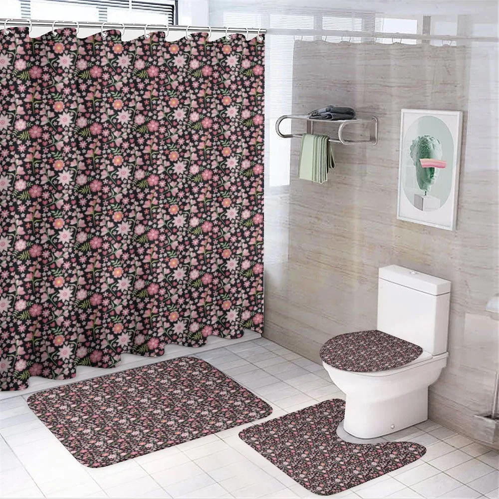 Eastern Europe Folk Motif — 4-Piece Bathroom Set preview