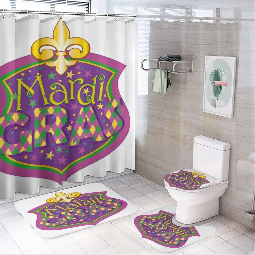 Fleur De Lis Blazon — 4-Piece Bathroom Set preview