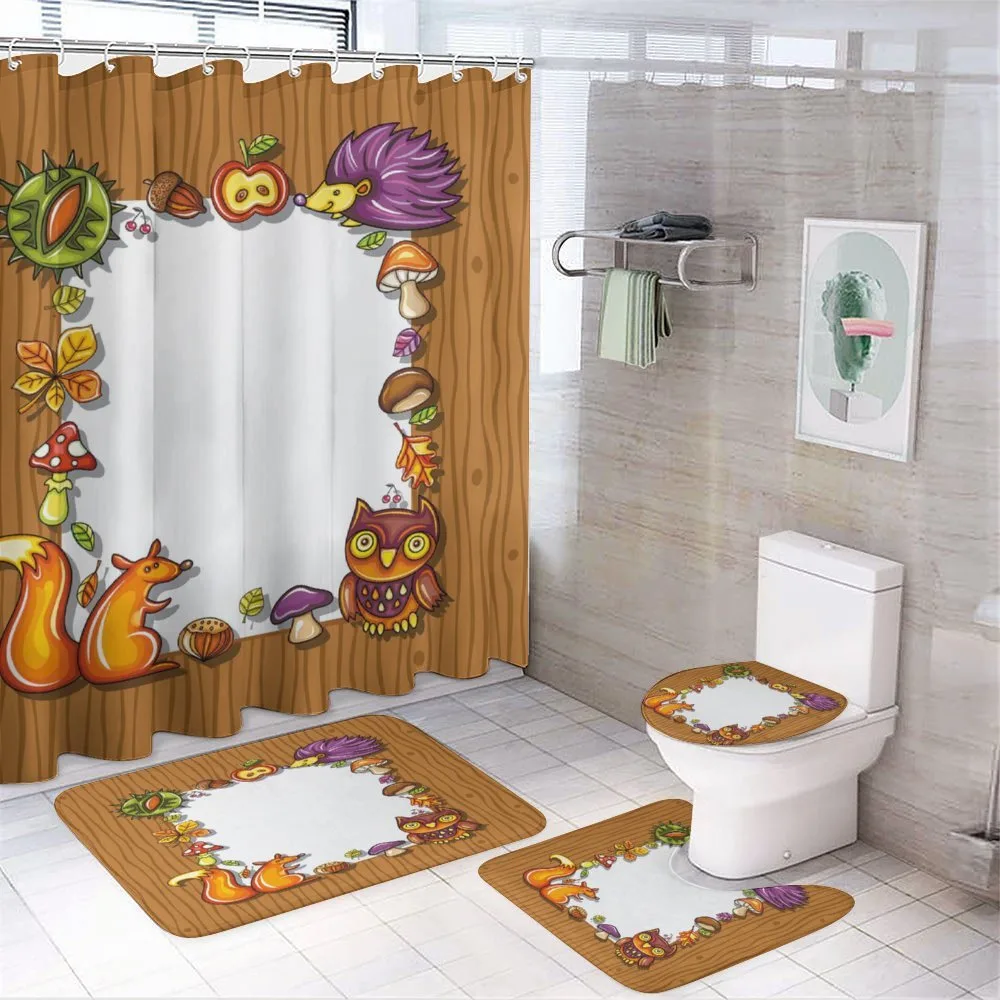 Rustic Animal Fun — 4-Piece Bathroom Set preview