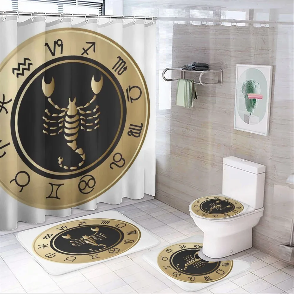 Signs Circle — 4-Piece Bathroom Set preview