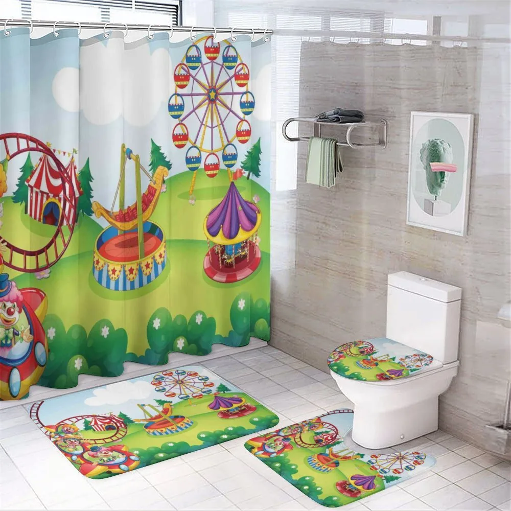 Circus and Theme Park — 4-Piece Bathroom Set preview