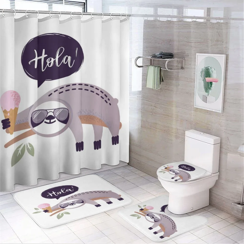 Hola Ice Cream Chilling — 4-Piece Bathroom Set preview