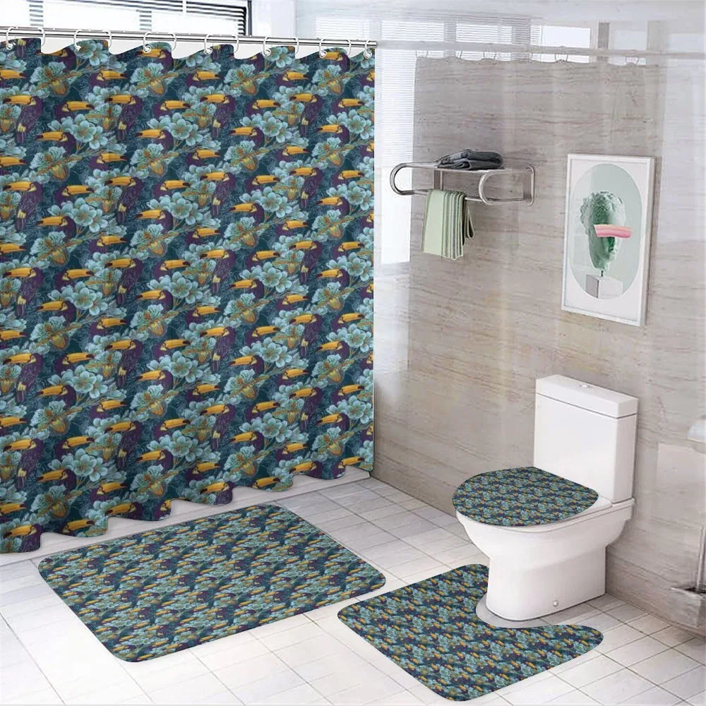 Keel-Billed Toucan Bird — 4-Piece Bathroom Set preview