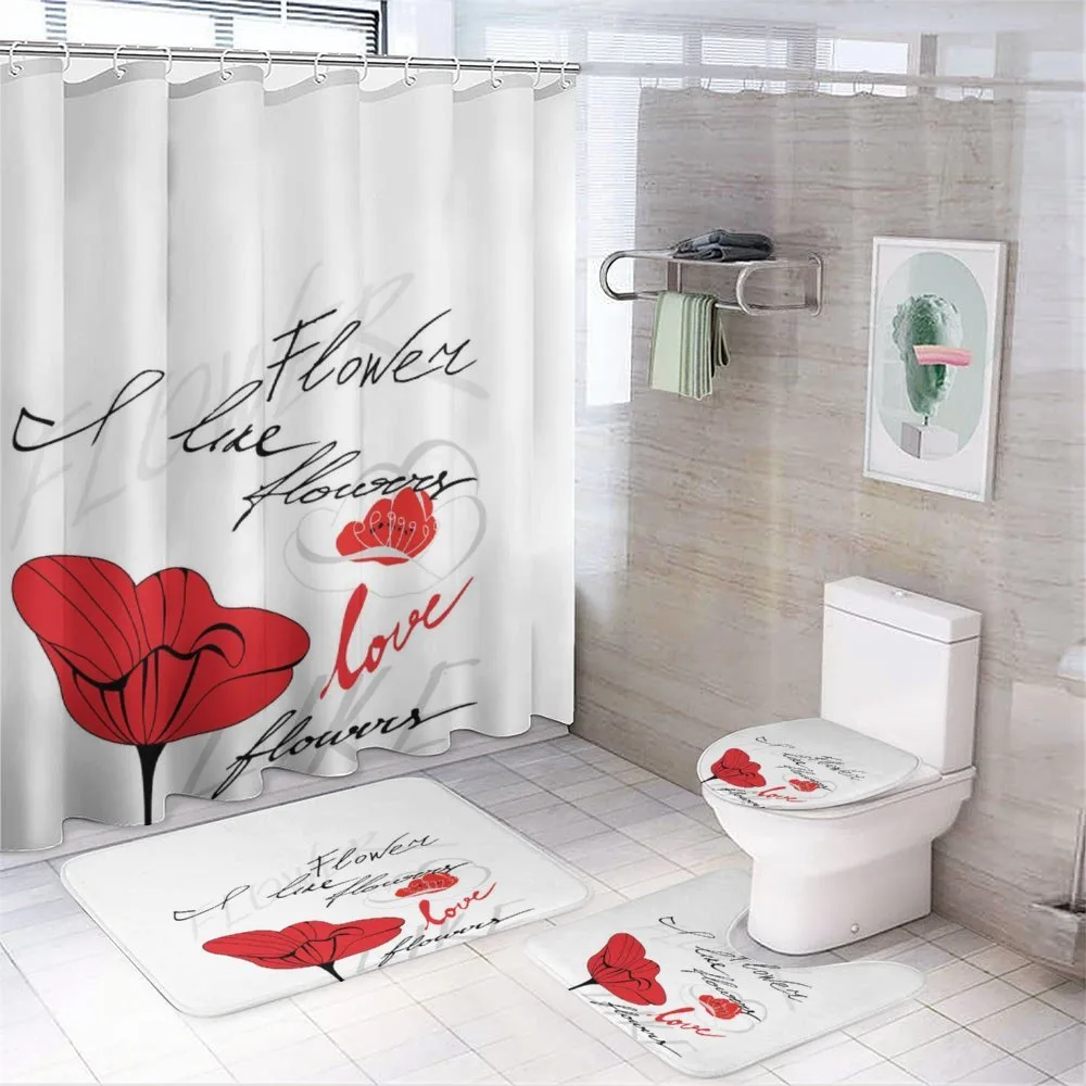 Love of Floral Nature — 4-Piece Bathroom Set preview