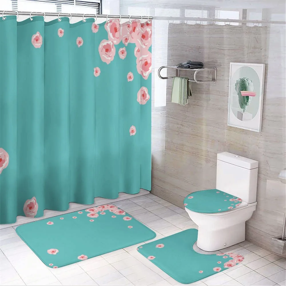 Romantic Petals — 4-Piece Bathroom Set preview