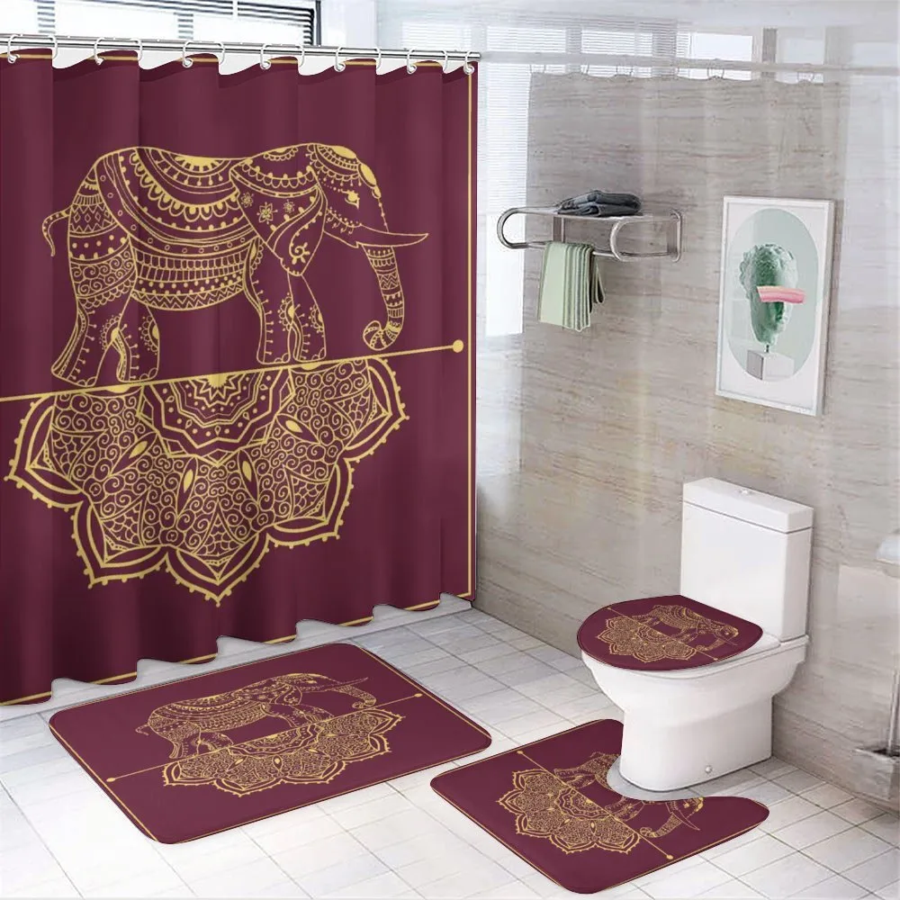 Animal Mandala — 4-Piece Bathroom Set preview