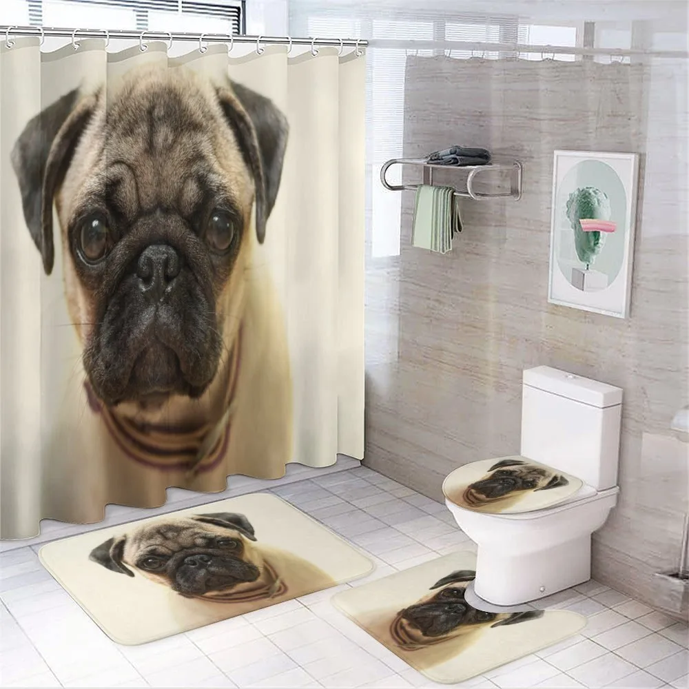 Pure Bred Dog Photograph — 4-Piece Bathroom Set preview