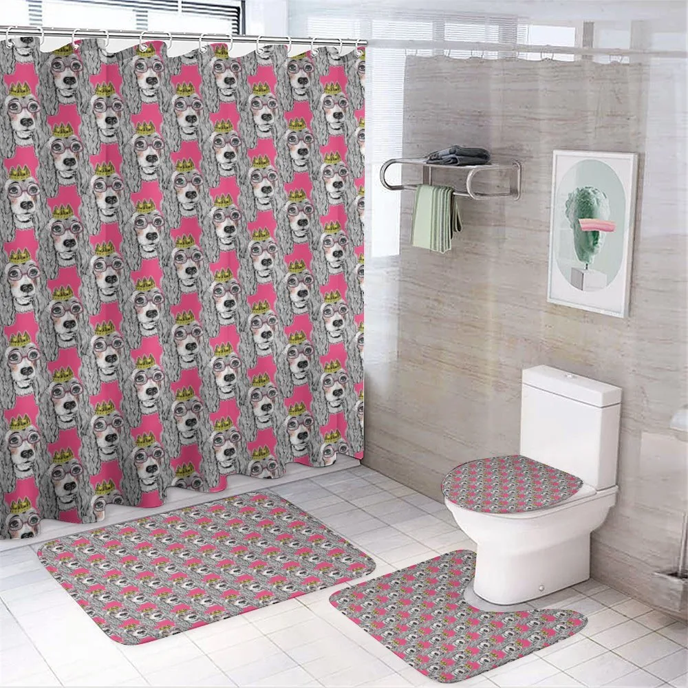 Doodle Puppy — 4-Piece Bathroom Set preview