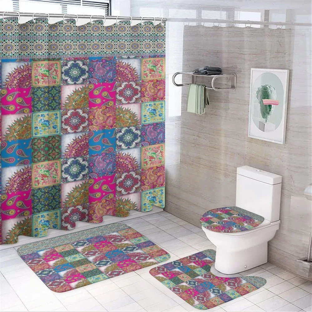 Middle Eastern Paisleys — 4-Piece Bathroom Set preview