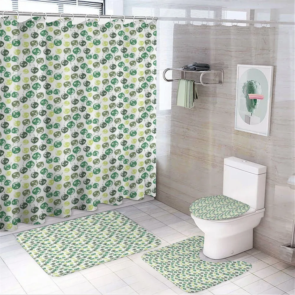 Rhythmic Evergreen Botany 4-Piece Bathroom Set product video