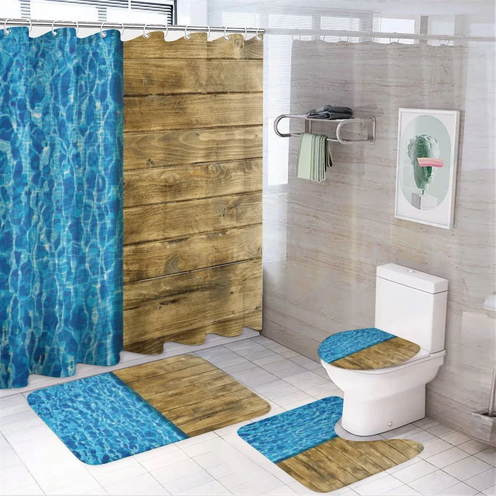 Swimming Pool with Deck — 4-Piece Bathroom Set preview
