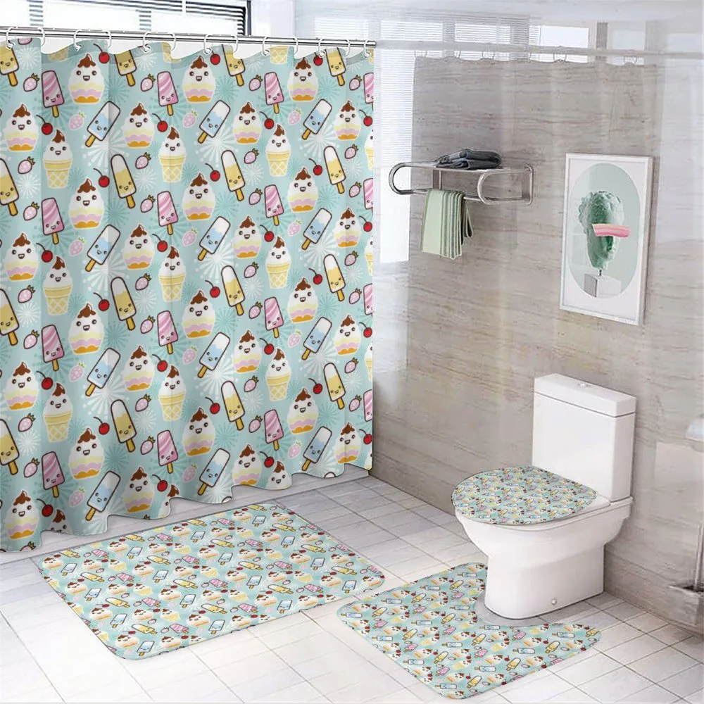 Cupcake Faces — 4-Piece Bathroom Set preview