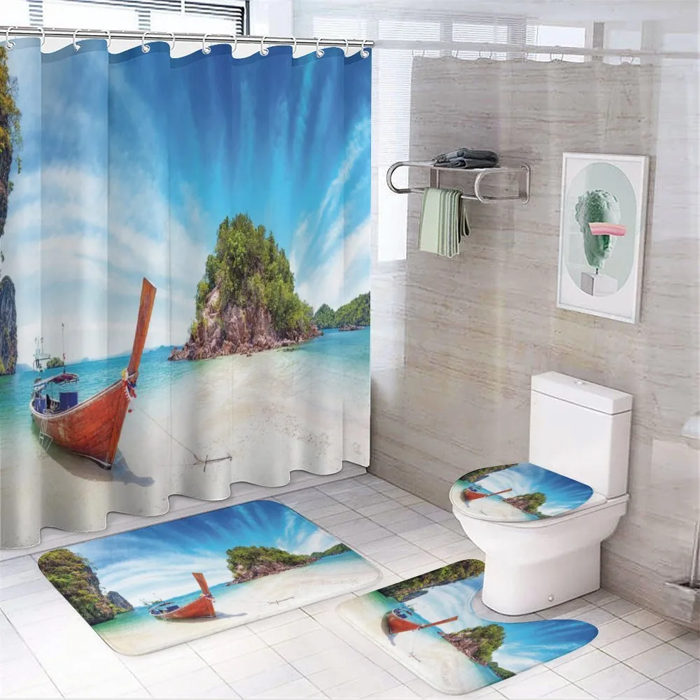 Exotic Beach Thailand — 4-Piece Bathroom Set preview