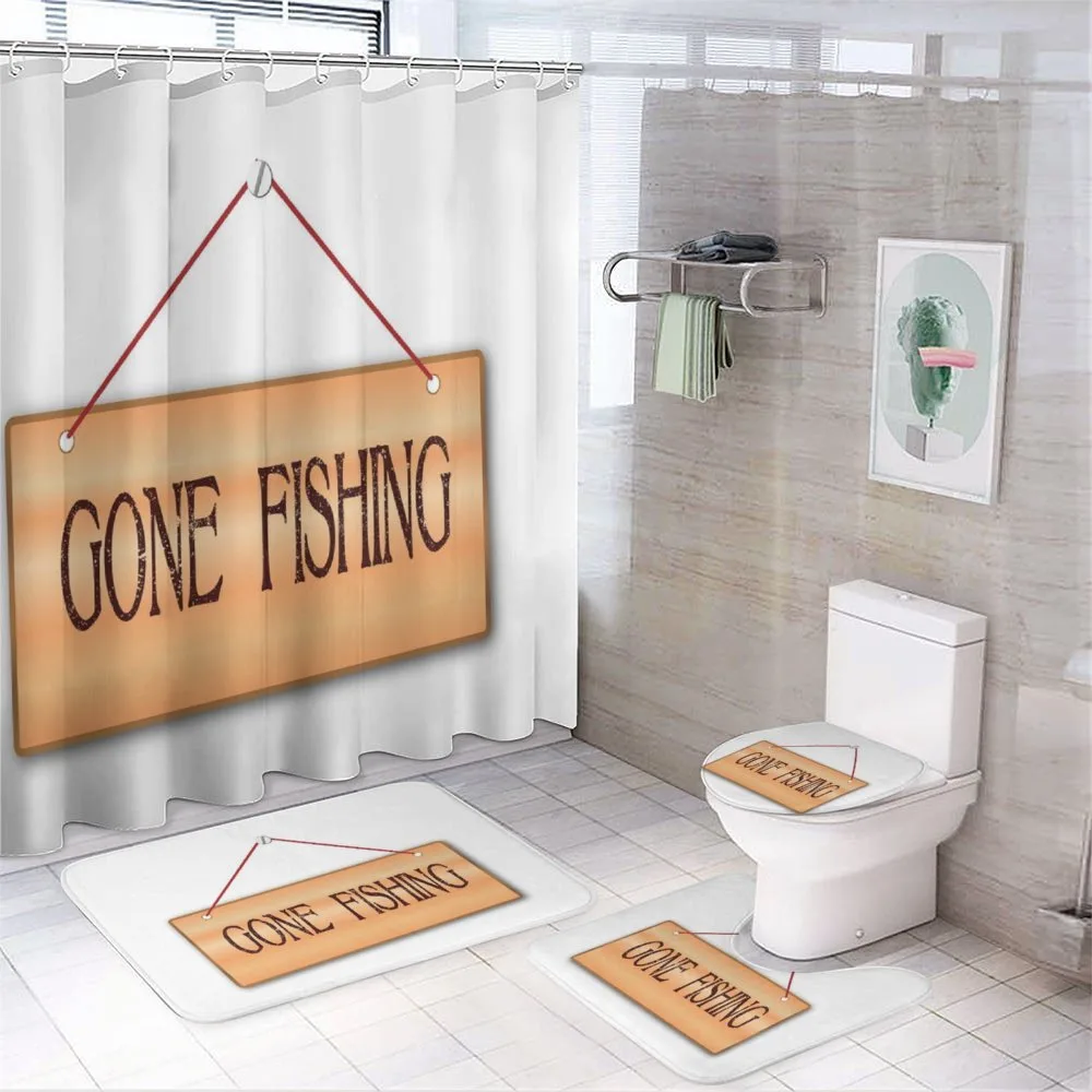 Hanged Signboard Image — 4-Piece Bathroom Set preview