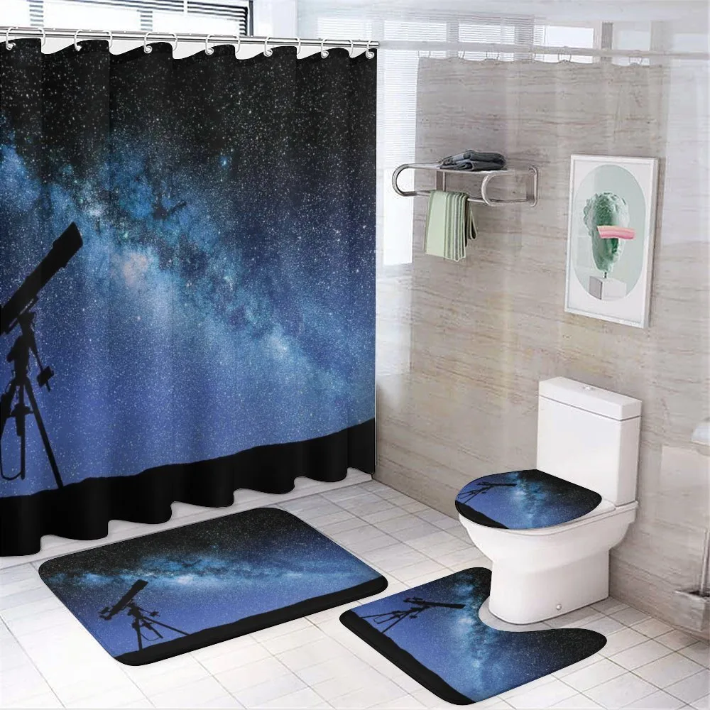 Milky Way Nİght Galaxy — 4-Piece Bathroom Set preview