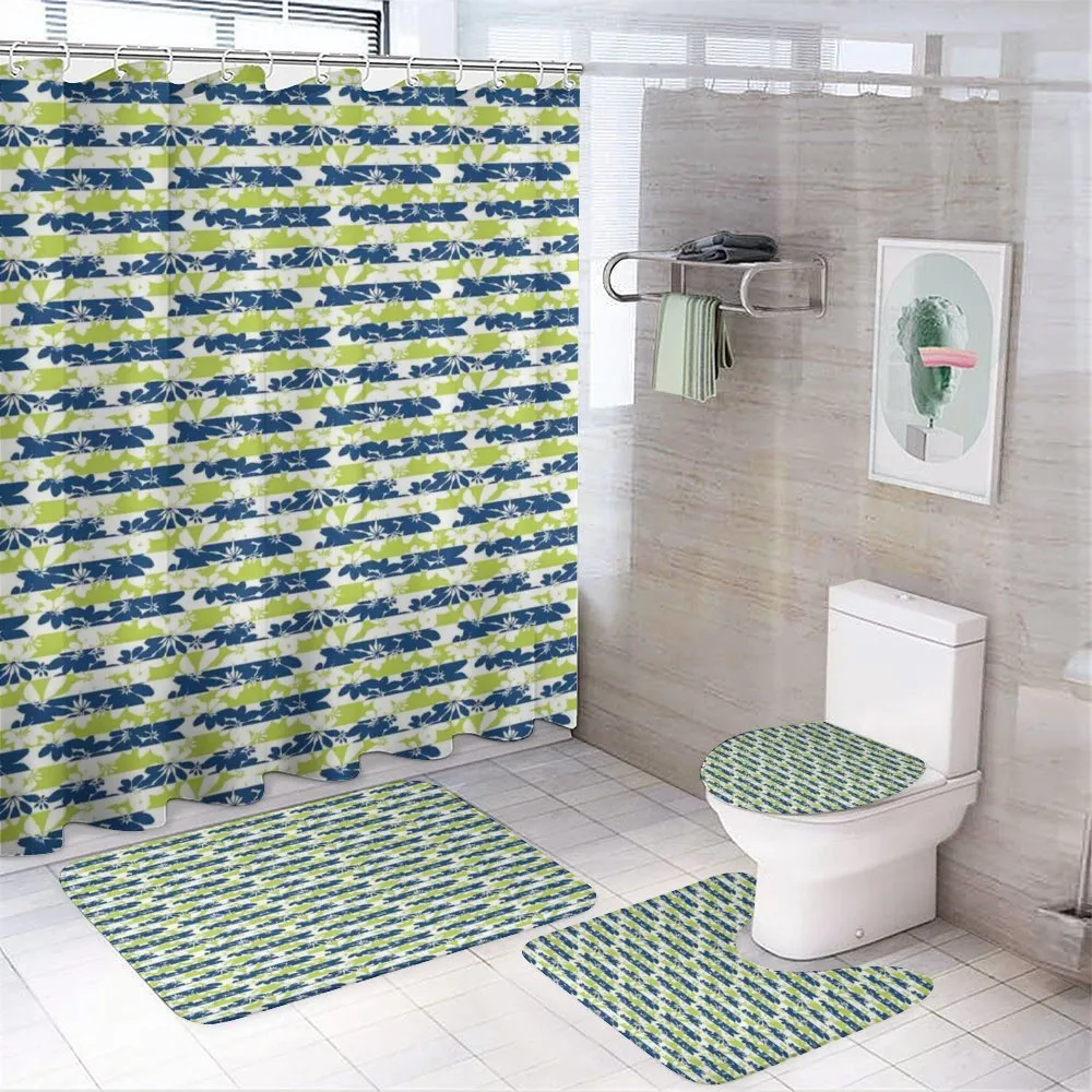Nature Bloom Silhouette — 4-Piece Bathroom Set preview