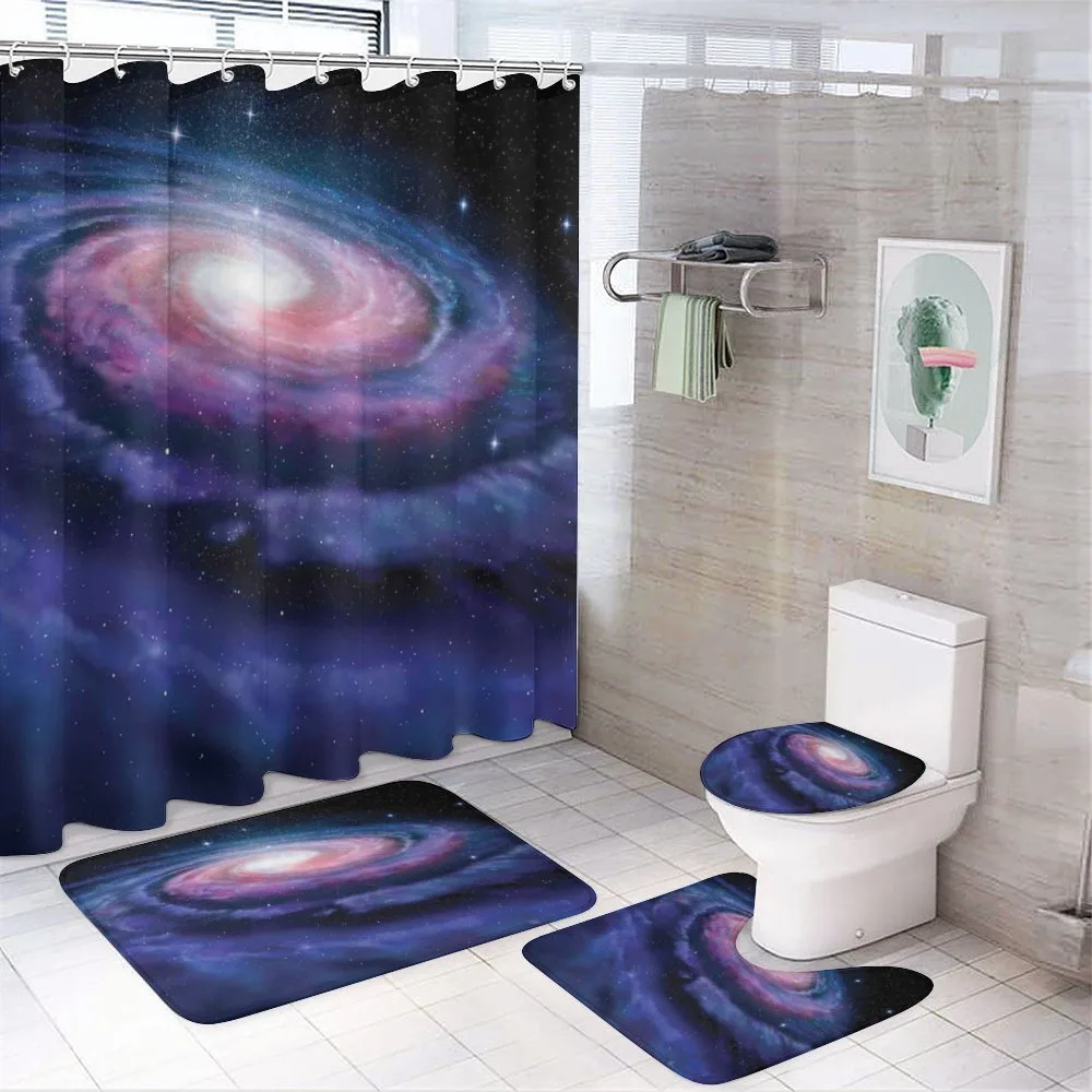 Nebula in Outer Space — 4-Piece Bathroom Set preview