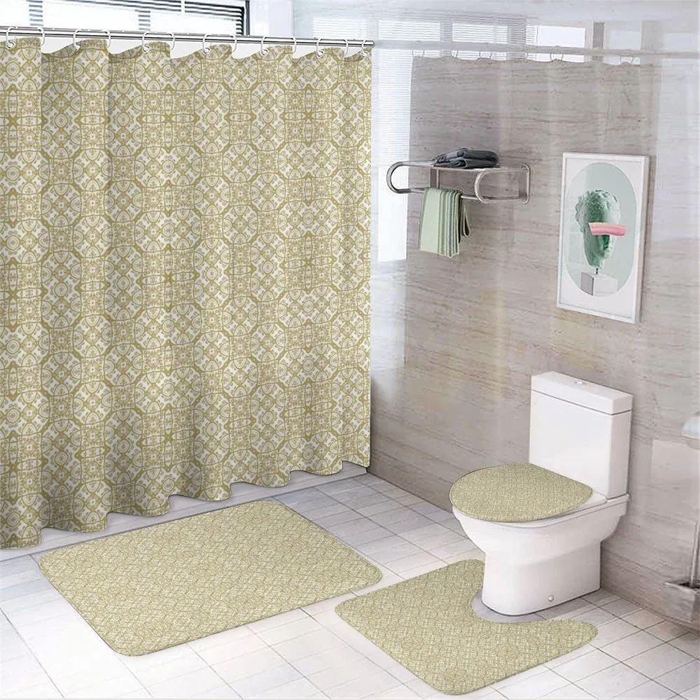 Neoclassical Pattern — 4-Piece Bathroom Set preview
