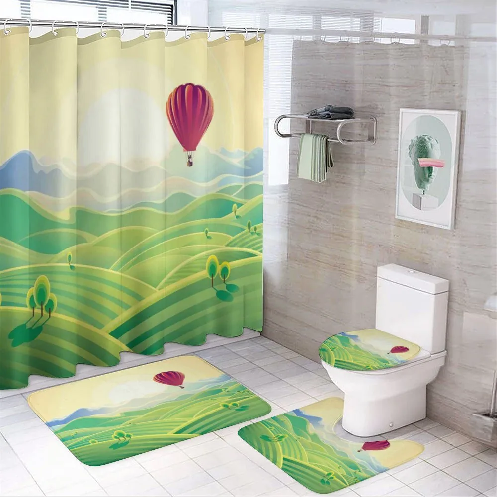 Peaceful Summer Field — 4-Piece Bathroom Set preview