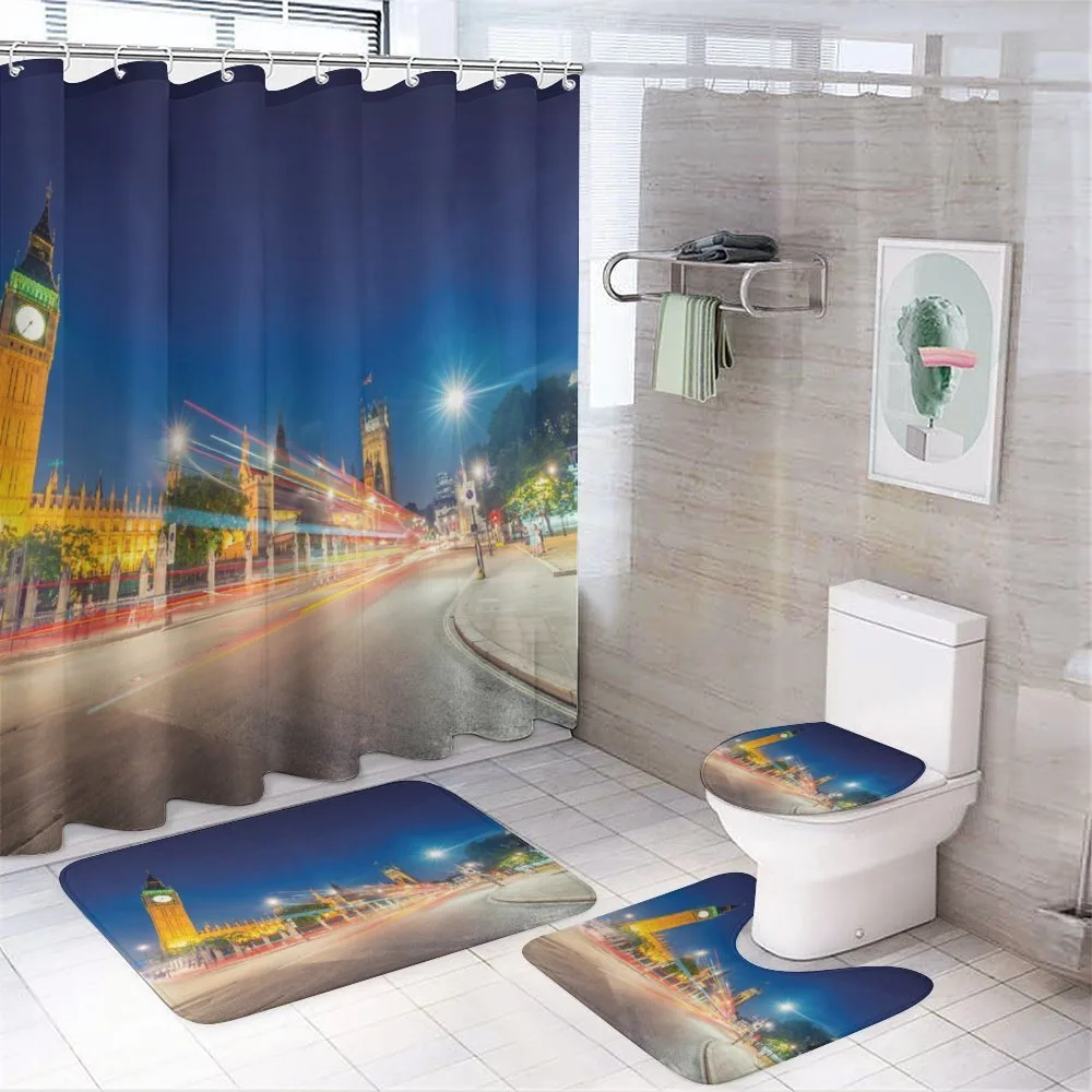 Big Ben Westminster UK — 4-Piece Bathroom Set preview