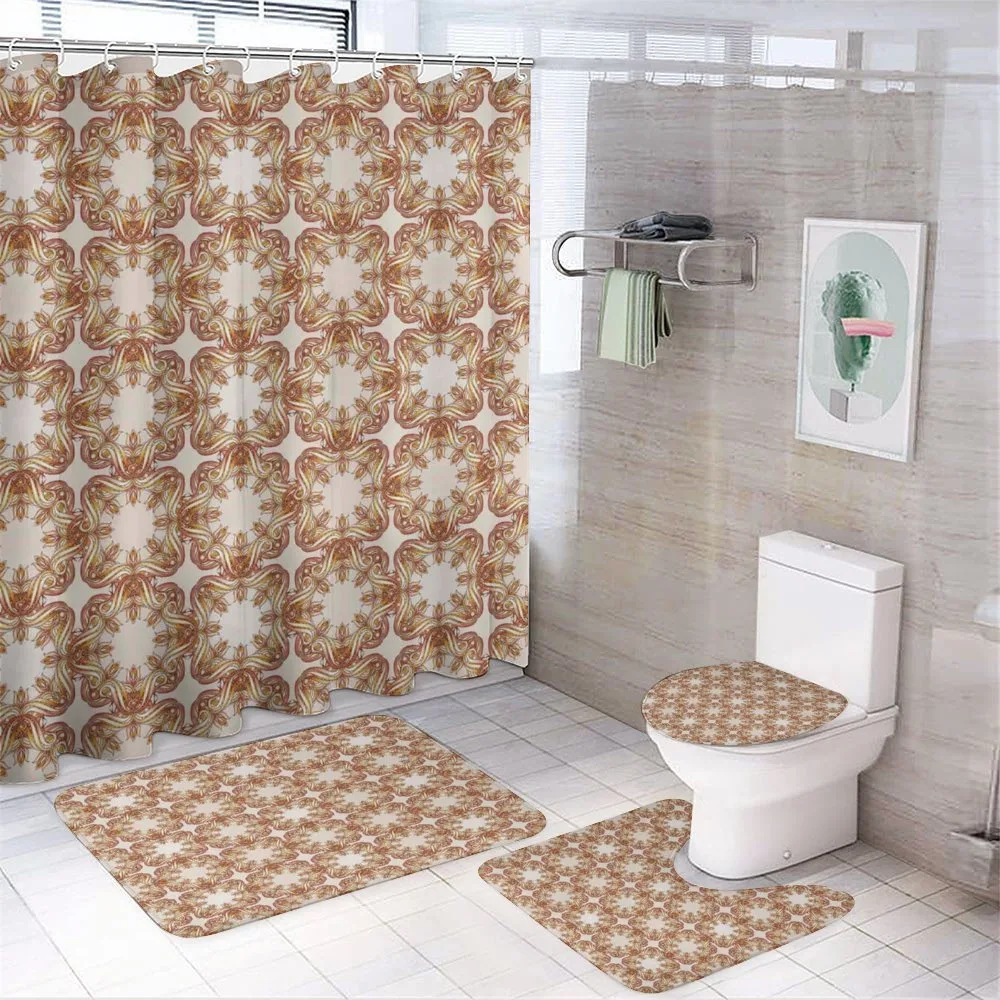 Royal Floral Motifs — 4-Piece Bathroom Set preview