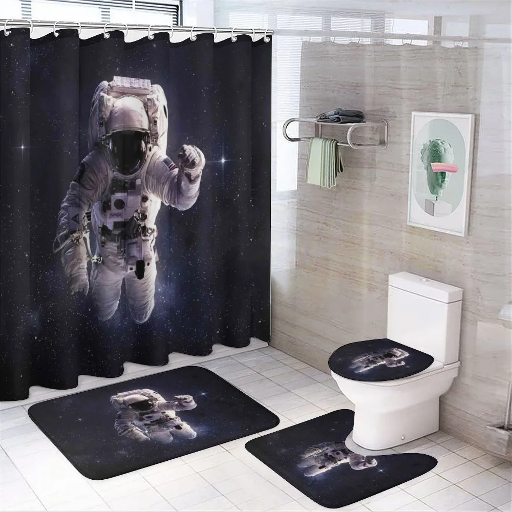 Stardust Nebula Space — 4-Piece Bathroom Set preview