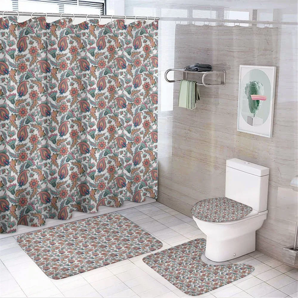 Pattern Floral — 4-Piece Bathroom Set preview