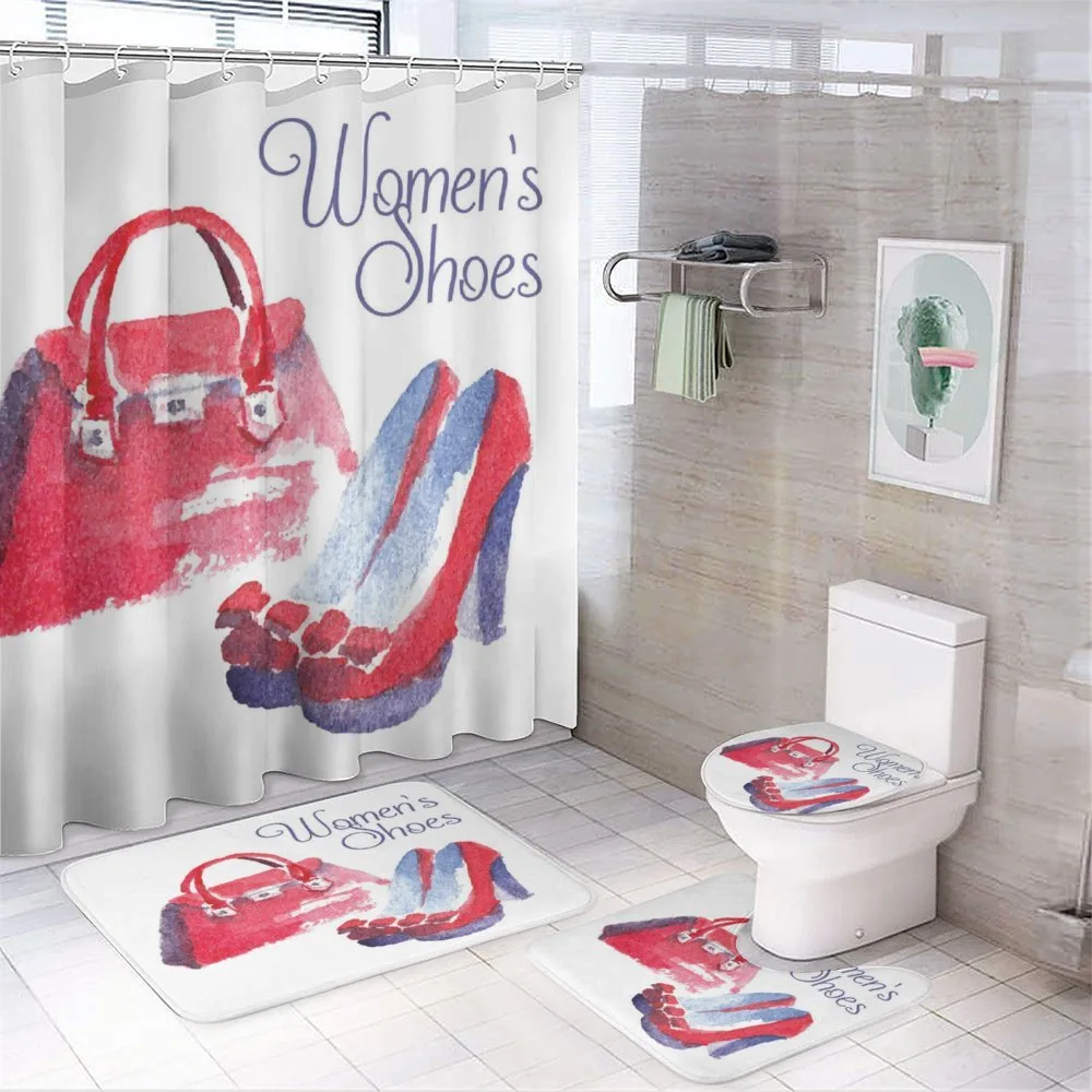 Vintage Bag and Shoes — 4-Piece Bathroom Set preview
