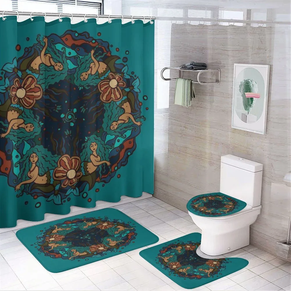 Vintage Marine Theme — 4-Piece Bathroom Set preview