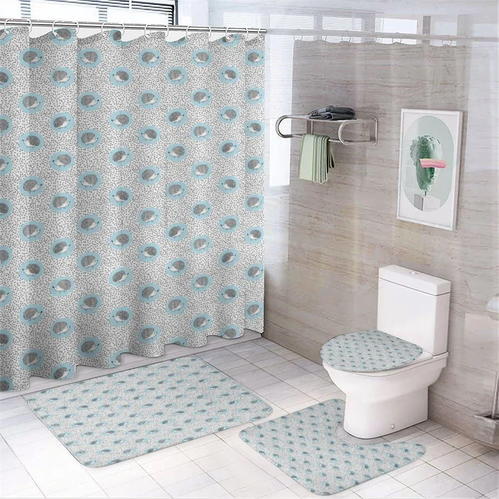 Watercolor Animals — 4-Piece Bathroom Set preview