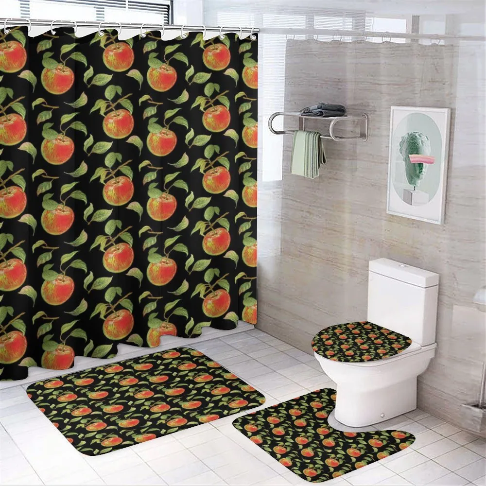 Hand Drawn Tree Branches — 4-Piece Bathroom Set preview