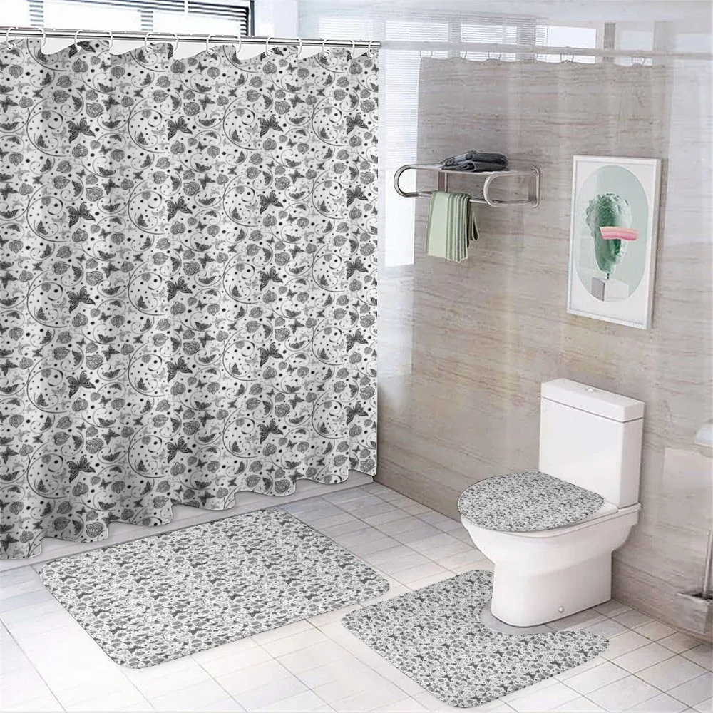 Petal Spring Dots 4-Piece Bathroom Set product video