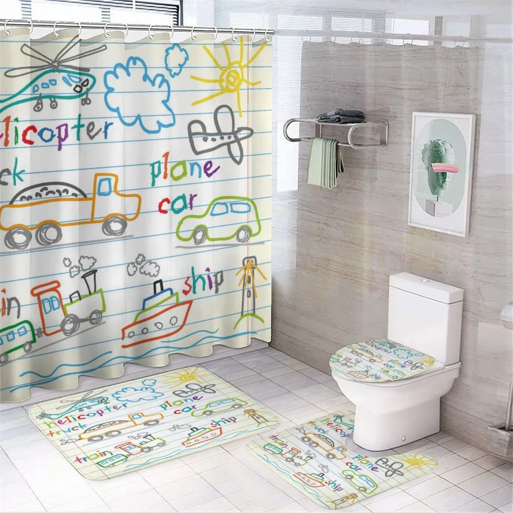 Children Drawing — 4-Piece Bathroom Set preview