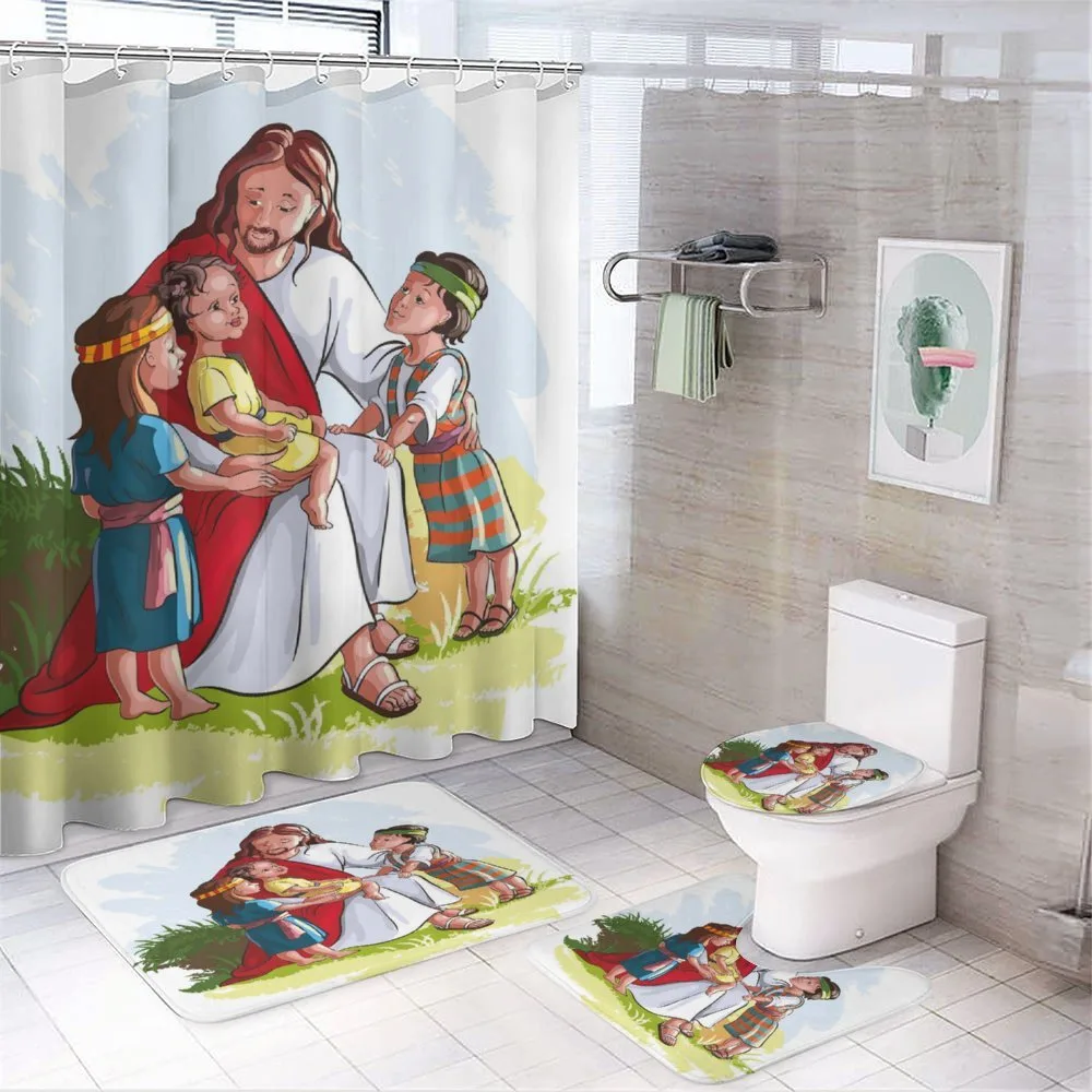 Compassionate Figure Child — 4-Piece Bathroom Set preview