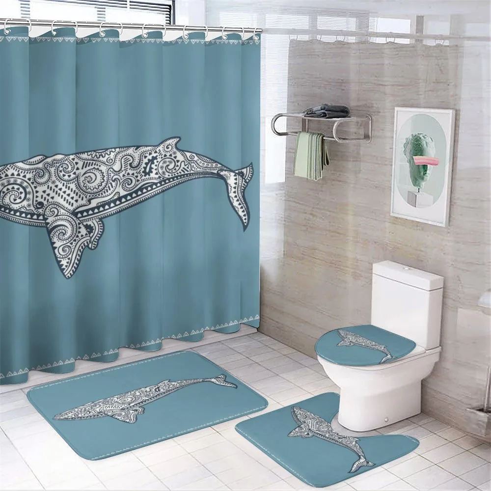 Embellish Whale — 4-Piece Bathroom Set preview