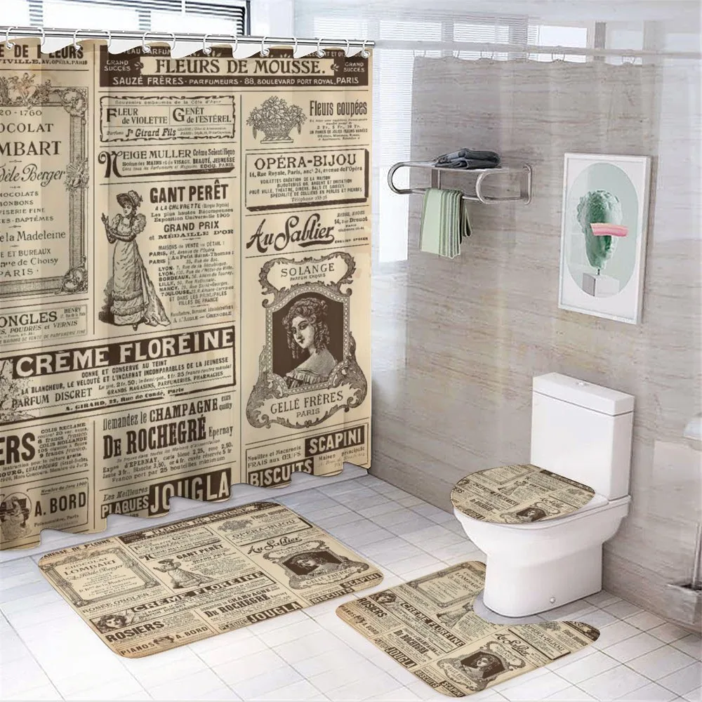 Historic French Journal — 4-Piece Bathroom Set preview