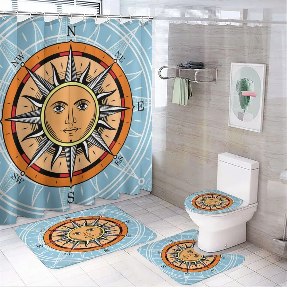 Tool in Form of Sun Face — 4-Piece Bathroom Set preview