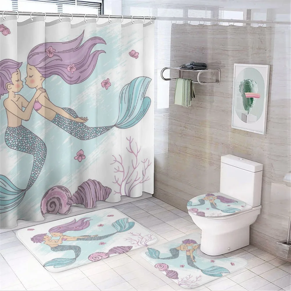 Underwater Couple — 4-Piece Bathroom Set preview