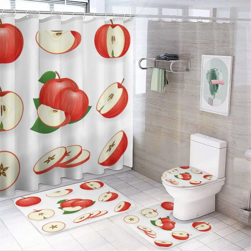 Juicy Fresh Fruits Nature — 4-Piece Bathroom Set preview