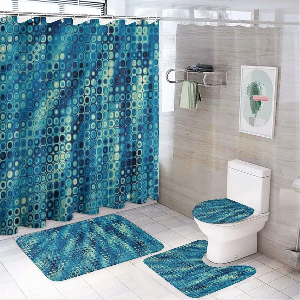 Mosaic Geometric Style — 4-Piece Bathroom Set preview