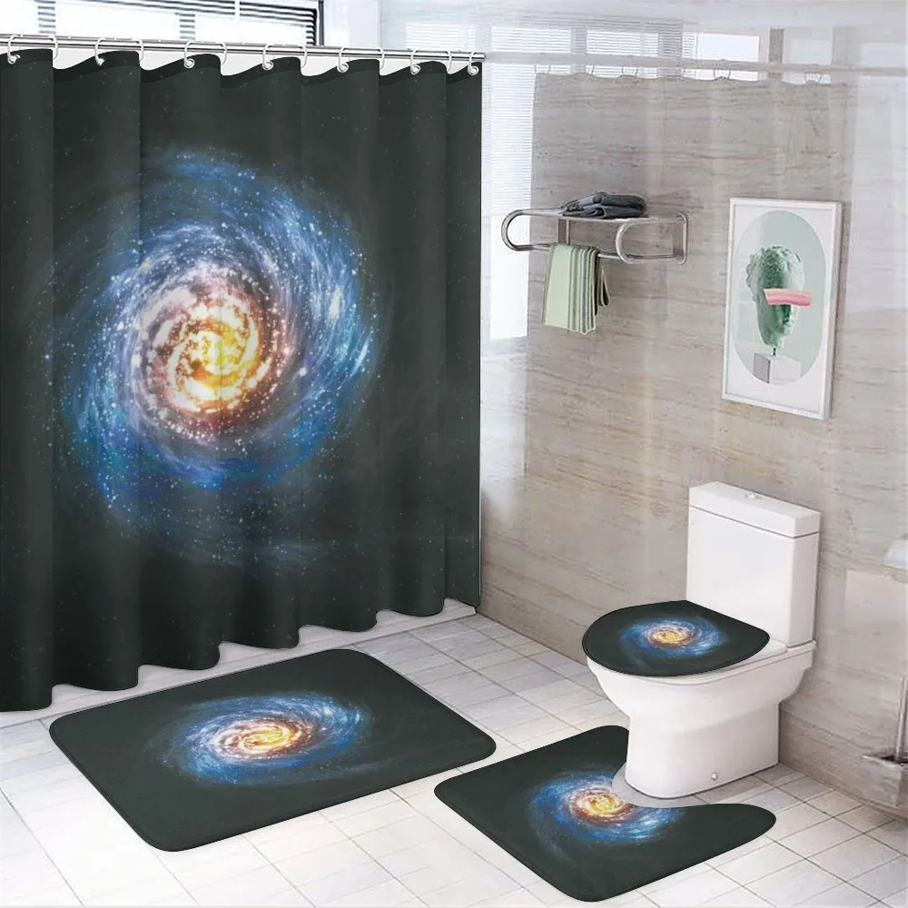 Mysterious Space Road — 4-Piece Bathroom Set preview