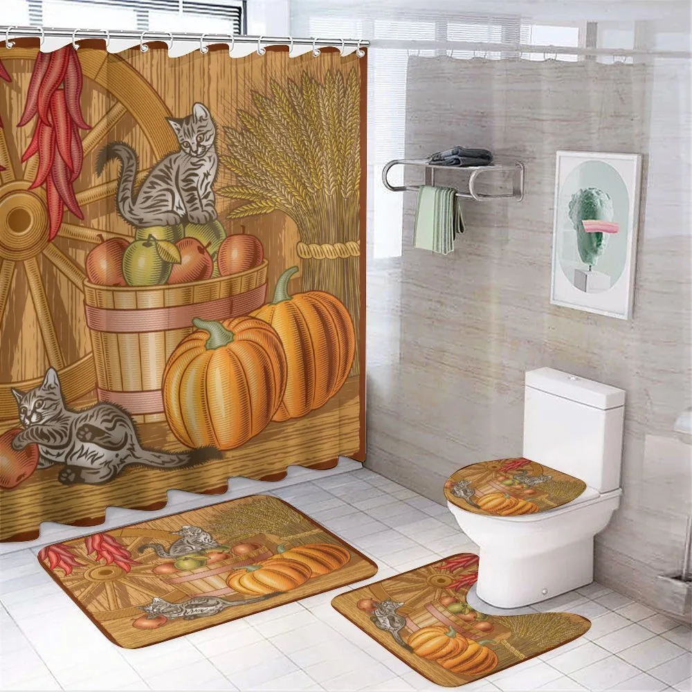Rustic Barnyard Kitten 4-Piece Bathroom Set product video