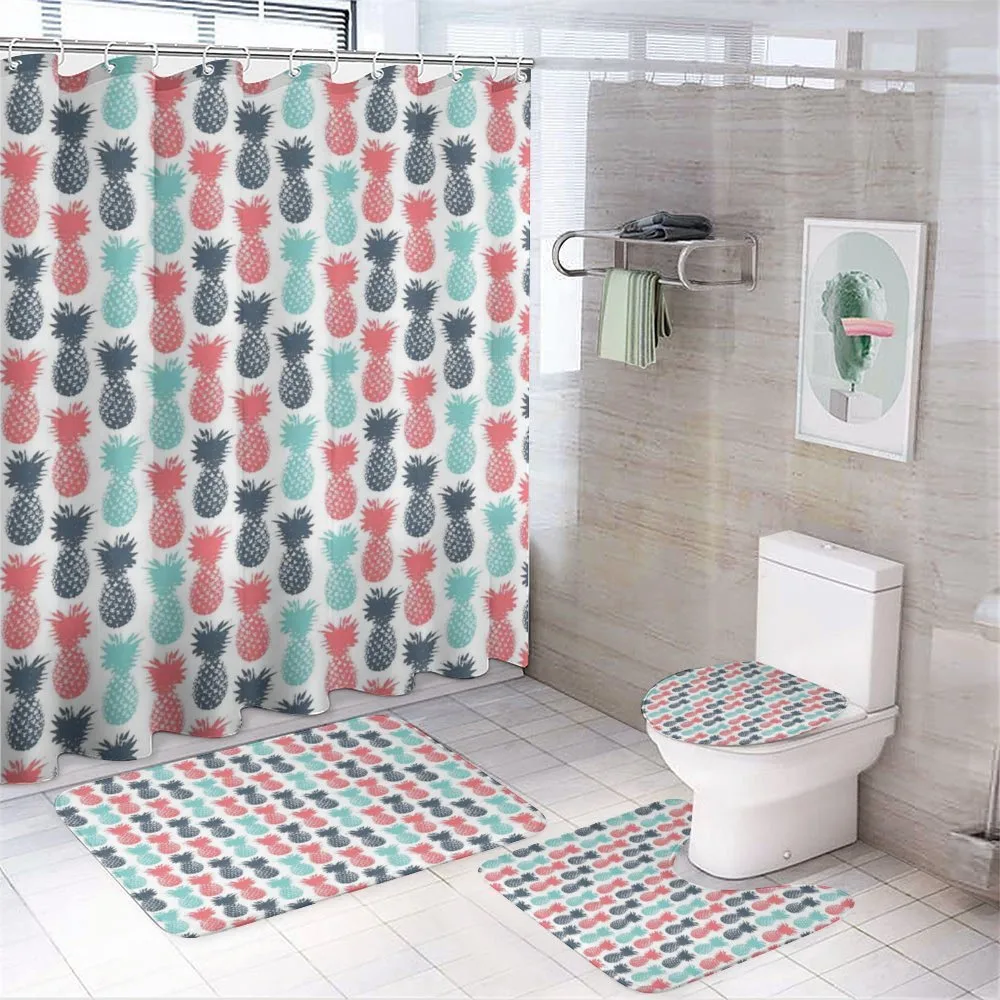 Stamped Minimal Backdrop 4-Piece Bathroom Set product video