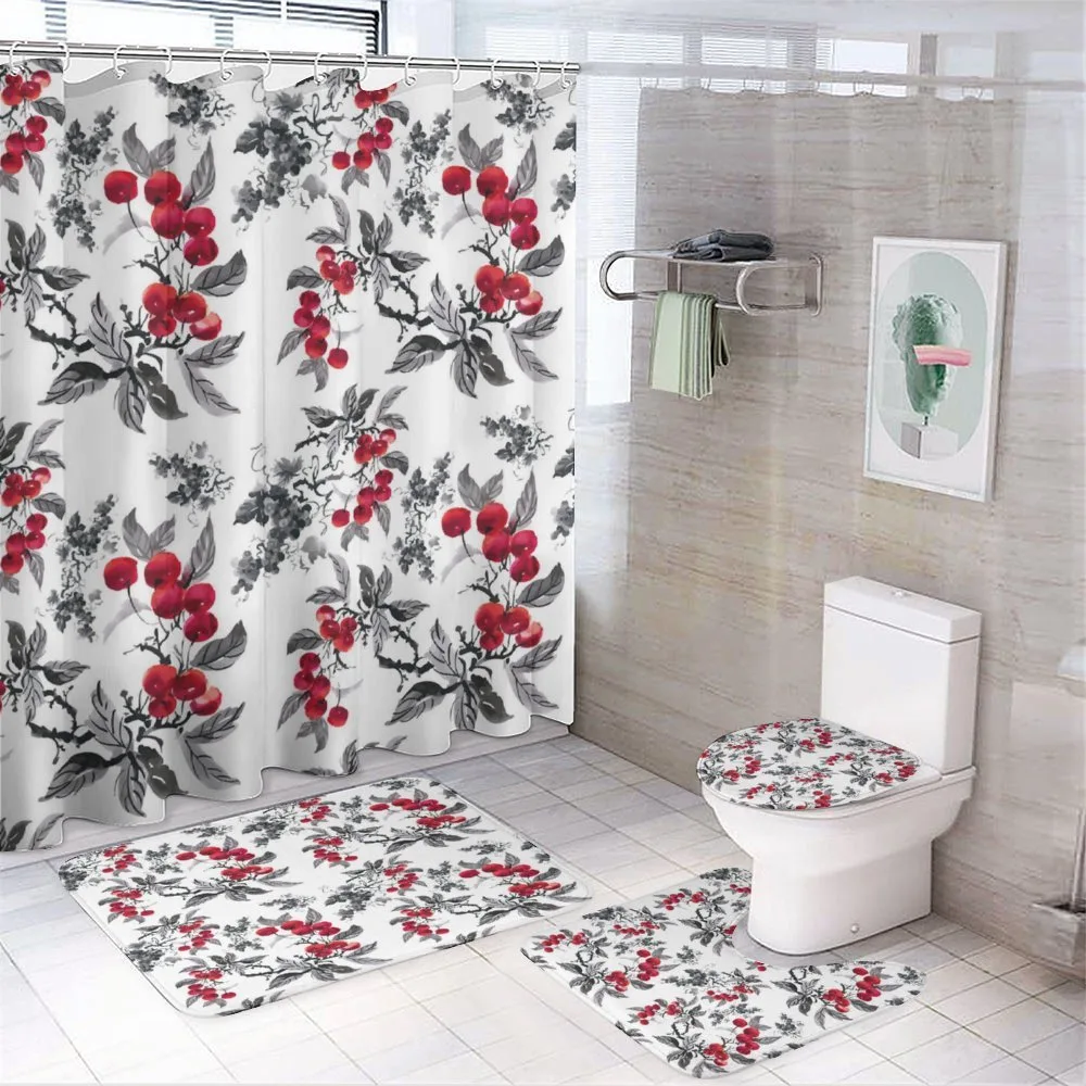 Abstract Botany Garden — 4-Piece Bathroom Set preview