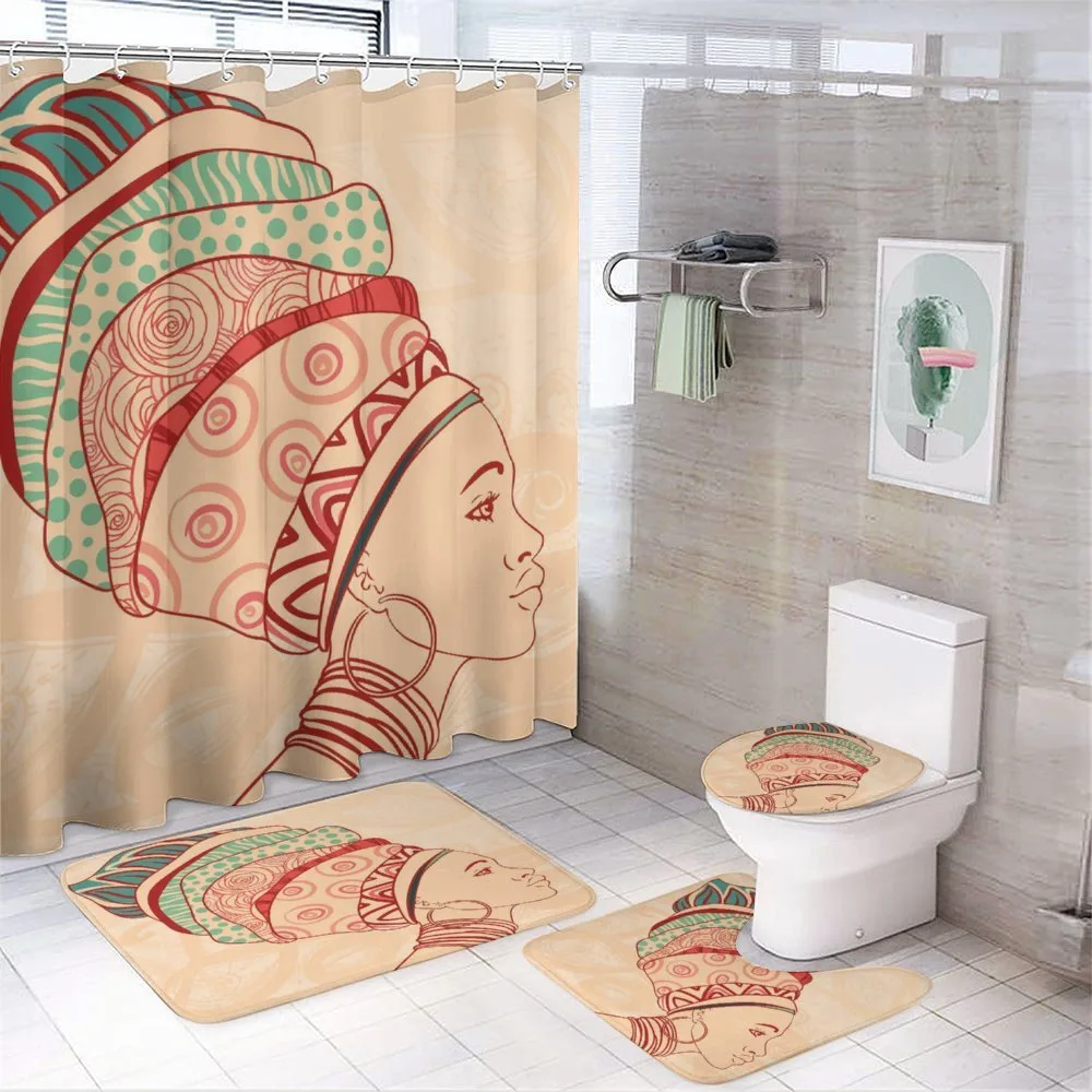 Female Turban — 4-Piece Bathroom Set preview